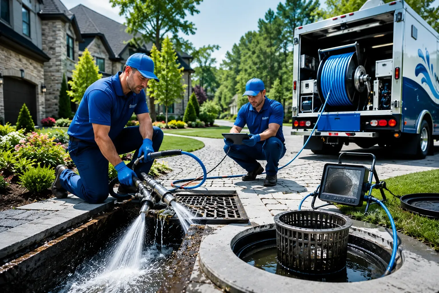 Local outdoor drain cleaning professionals in Treece, KS